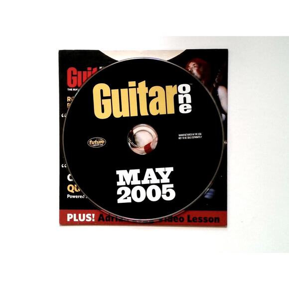 Guitar One Magazine May 2005 CD - Iron Maiden, Queen Play-Alongs, Adrian Legg - Picture 3 of 3